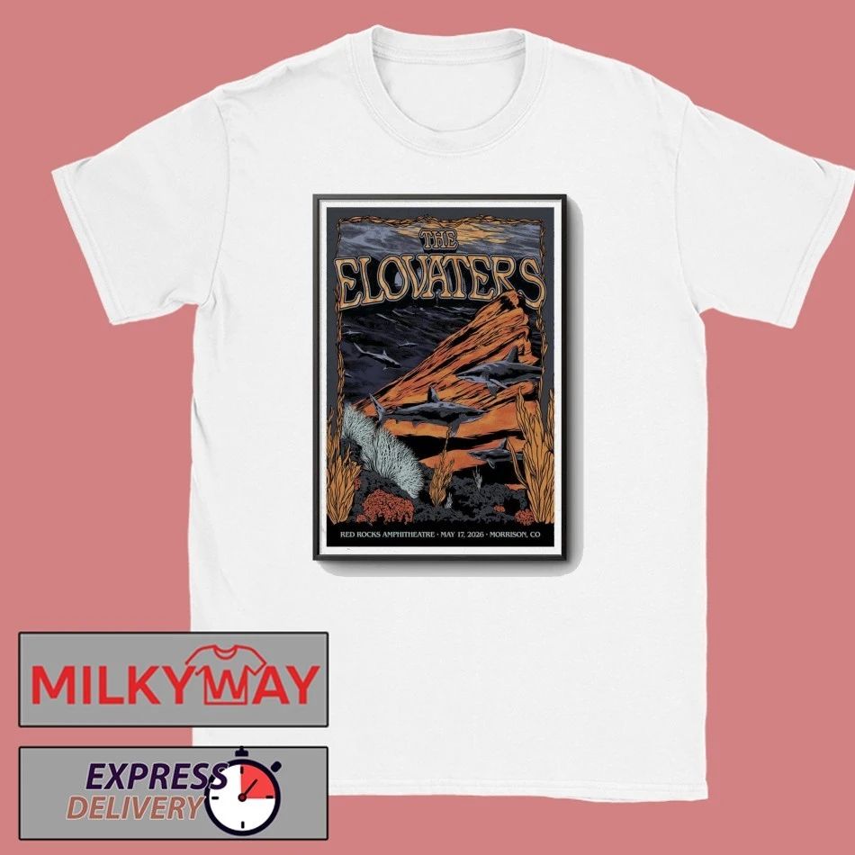 LIMITED May 17 2026 The Elovaters Red Rocks POSTER Tour shirt