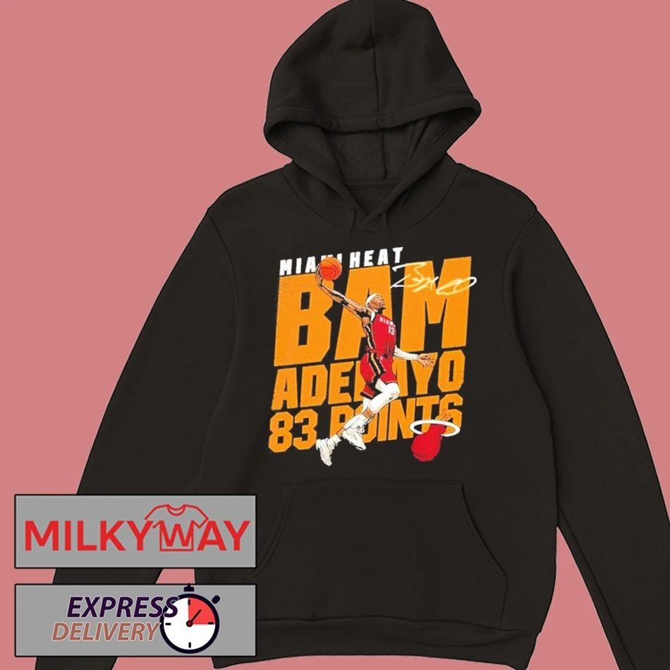 Bam Adebayo Miami Heat Adebayo 83 Points shirt