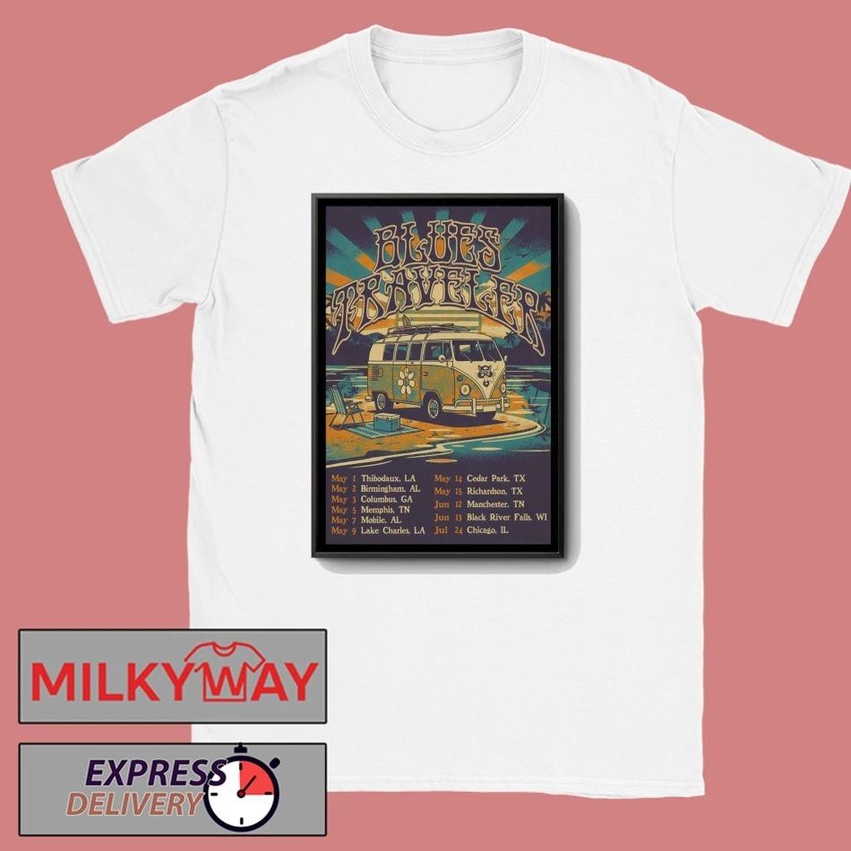 Blues Traveler Summer Tour 26 Poster shirt