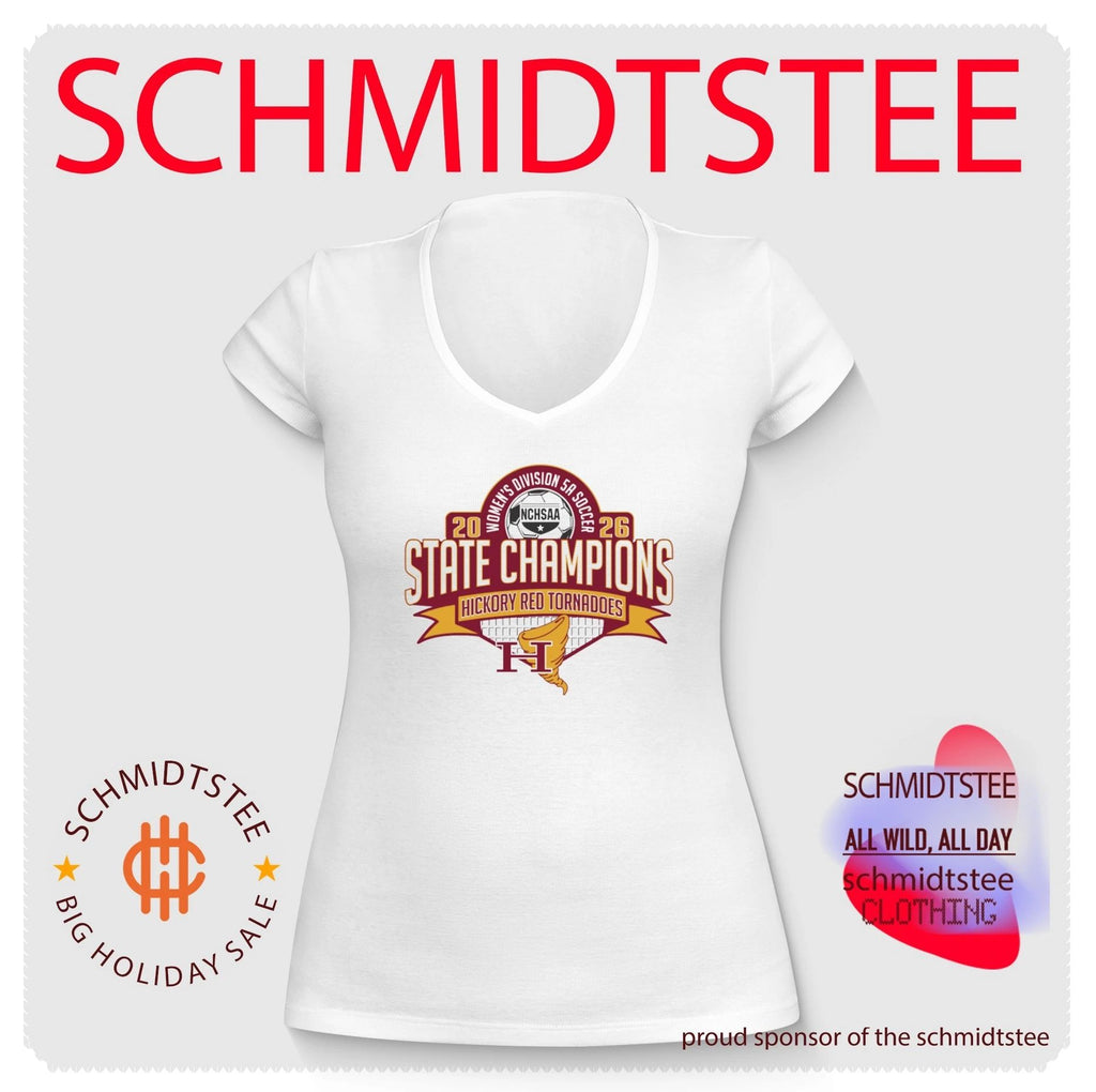 Hickory Red Tornadoes 2026 NCHSAA Women’s Division 5A Soccer Champions shirt