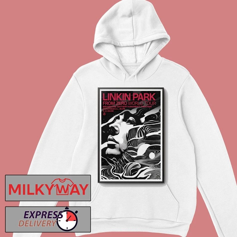 Linkin Park From Zero World Tour at Brisbane Entertainment Centre on 03 Mar 2026 Poster shirt