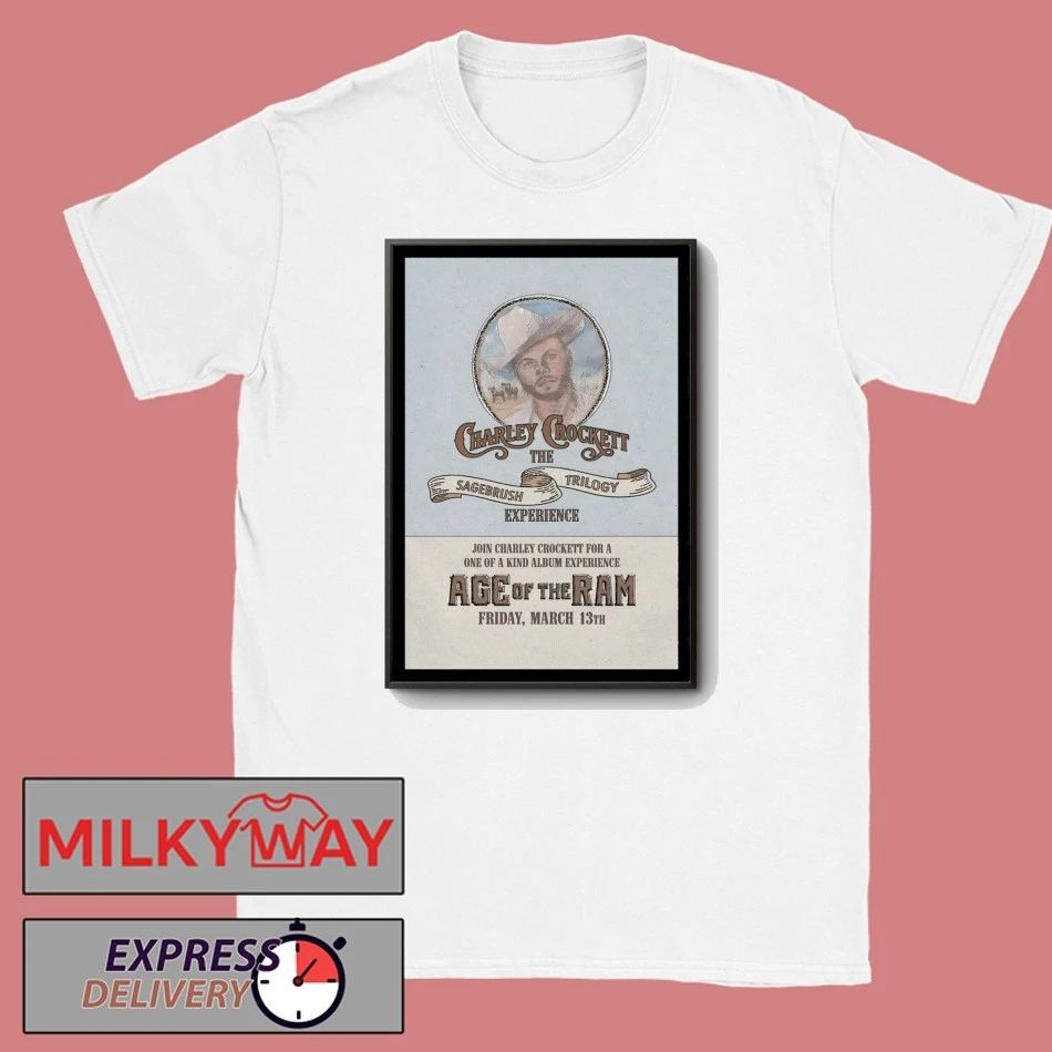 Charley Crockett Tour San Benito TX On Mar 13 2026 Poster shirt