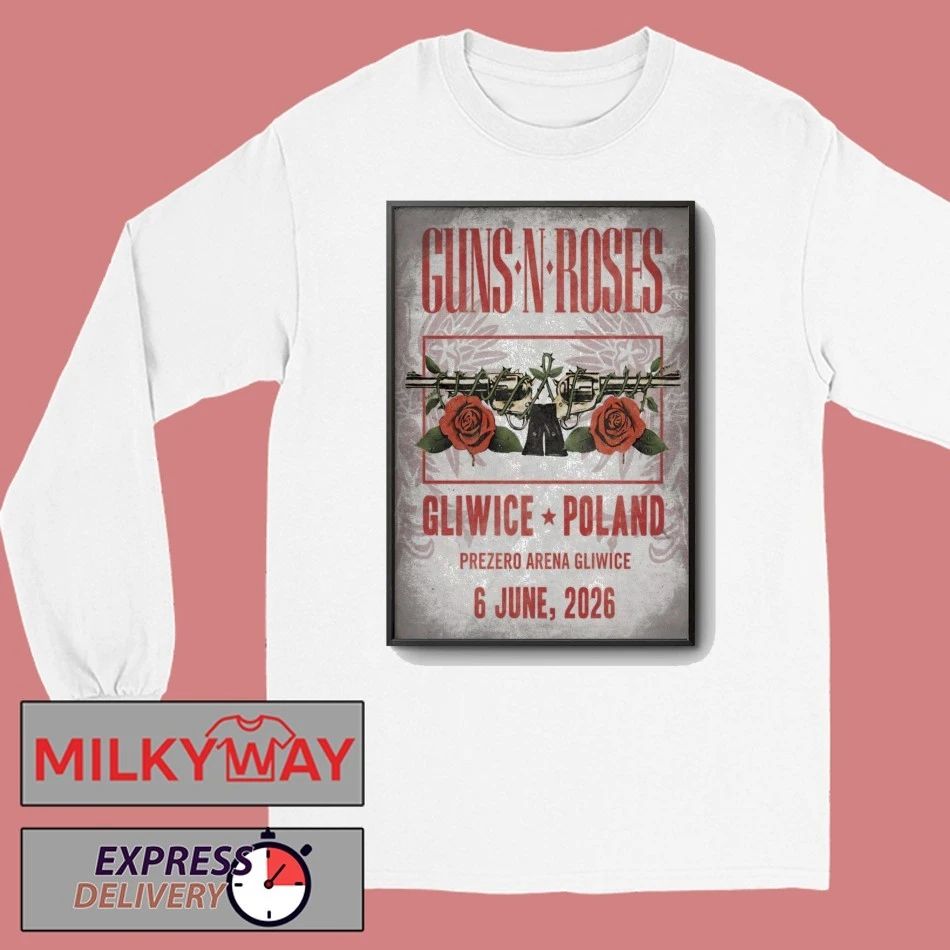 Guns N’ Roses June 6th, 2026 Gliwice, Poland Poster shirt