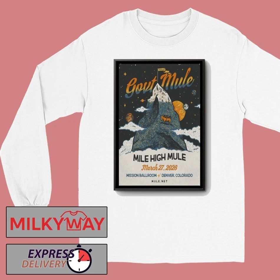 GOV’T Mule Poster 3 27 2027 Denver shirt