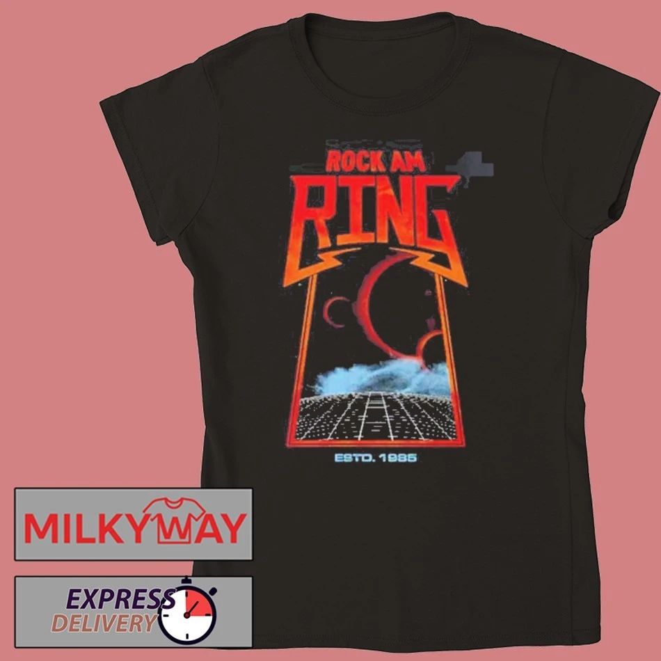 Rock Am Ring 2026 Festival Merch In Nurburg Germany From June 5 To 7 2026 Space Odyssey With Lineup T-Shirt