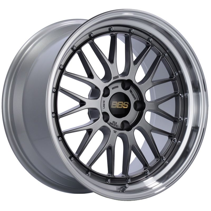 BBS LM 19×9.5 5×120 ET48 Diamond Black Center Diamond Cut Lip Wheel -82mm PFS/Clip Required