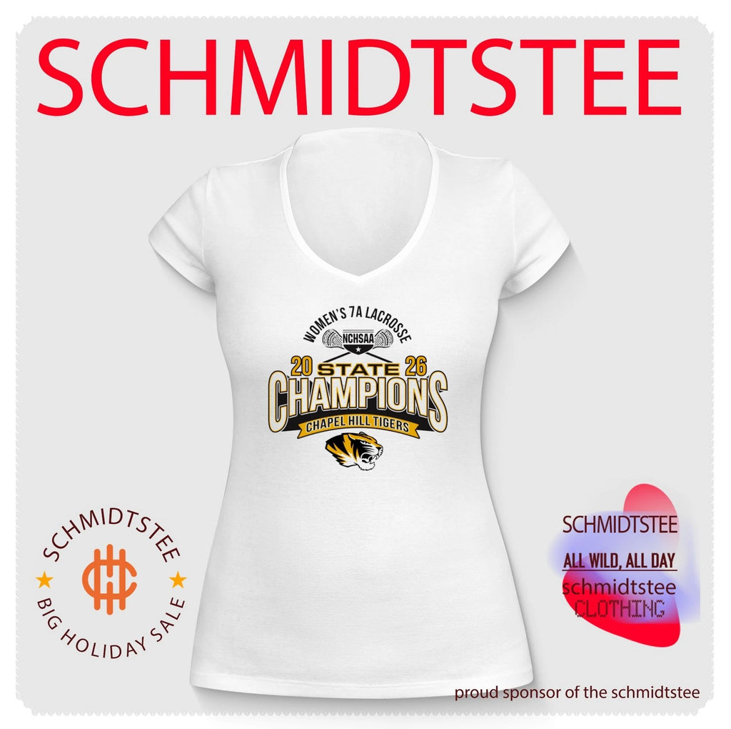Chapel Hill Tigers 2026 NCHSAA Women’s 7A Lacrosse Division Champions shirt
