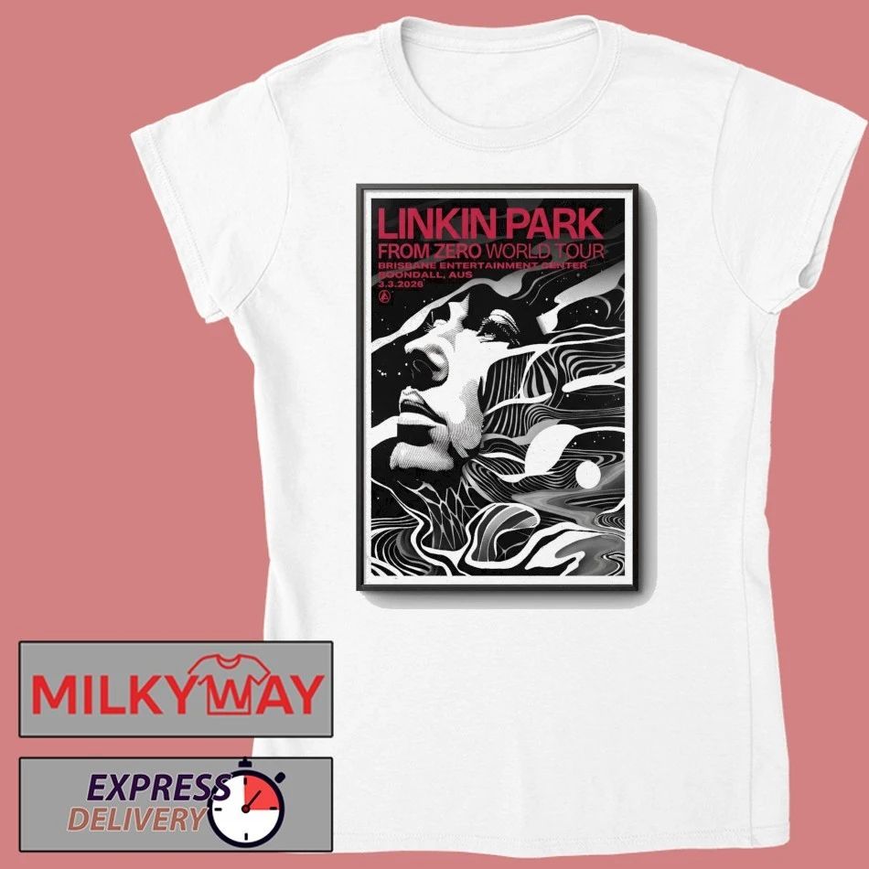 Linkin Park From Zero World Tour at Brisbane Entertainment Centre on 03 Mar 2026 Poster shirt