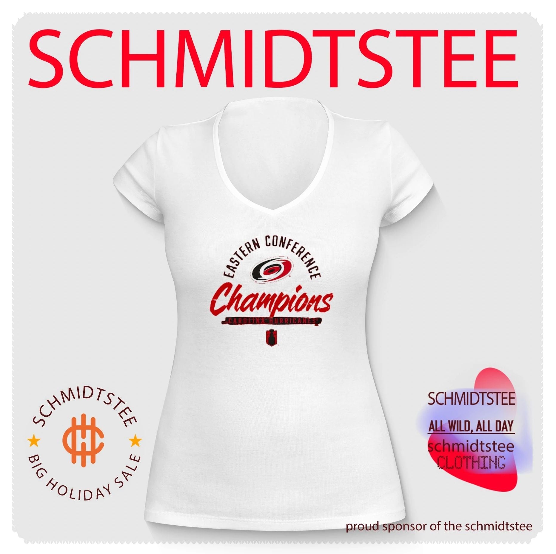 2026 NHL Eastern Conference Champions Carolina Hurricanes logo shirt
