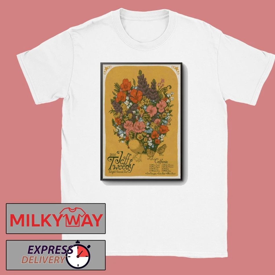 Jeff Tweedy Twilight Override California Tour 26 Poster shirt