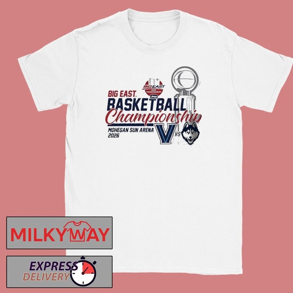 UConn Huskies Champions Big East Conference Tournament Championship 2026 shirt