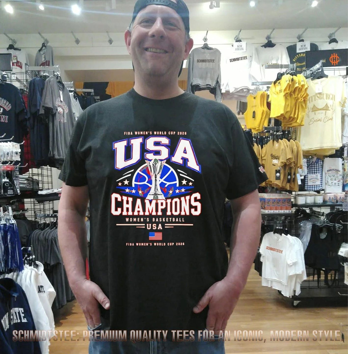 USA FIBA Women’s Basketball World Cup Champions 2026 shirt