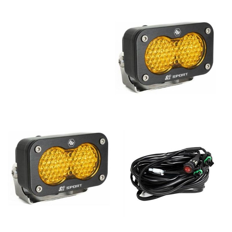 S2 Sport Work/Scene LED Light Pod Length 2.93in X Depth 1.68in X Height 1.76in