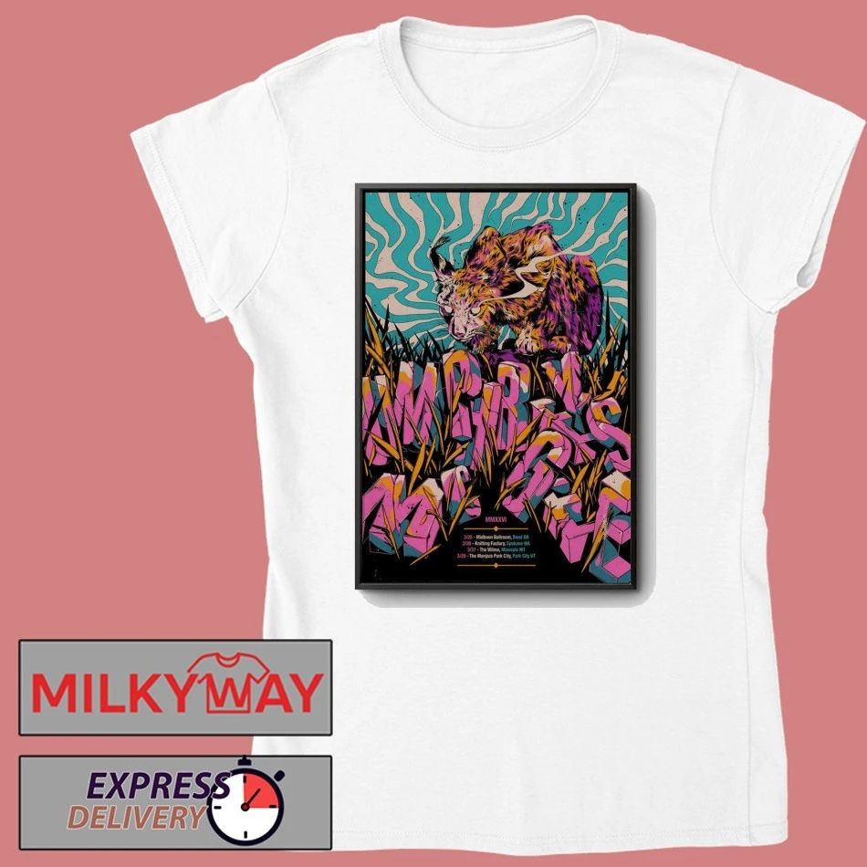 Umphrey’s McGee Bend OR Mar 25 2026 Poster shirt