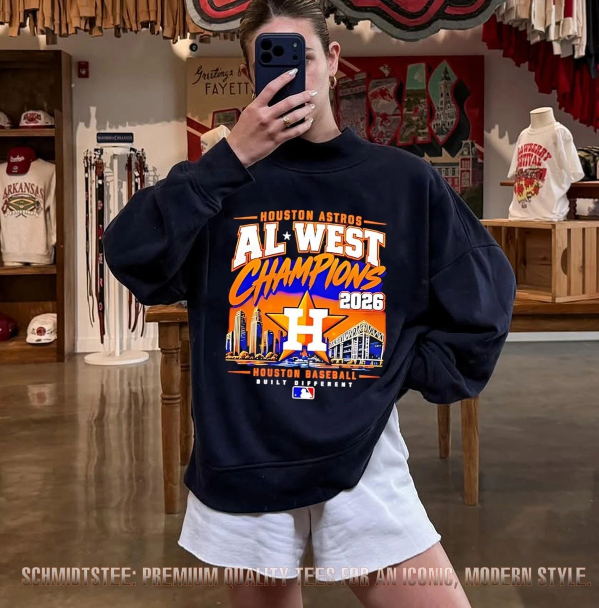 Houston Astros 2026 AL West Champions Houston Baseball Built Different shirt