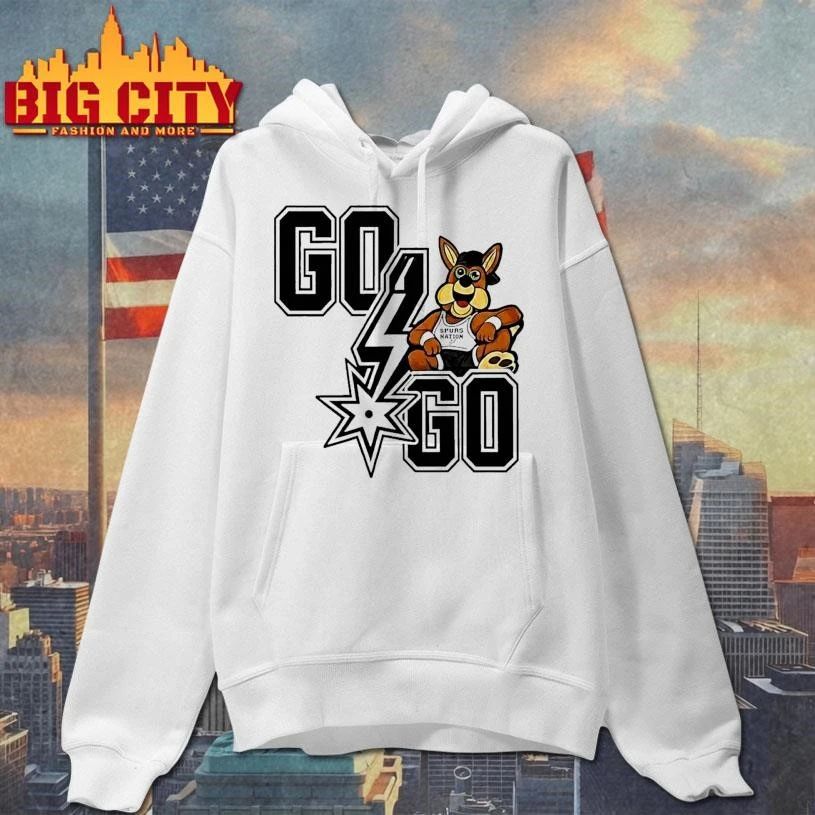 San Antonio Spurs Nba Go Go Spurs Nation Go Go White Shirt