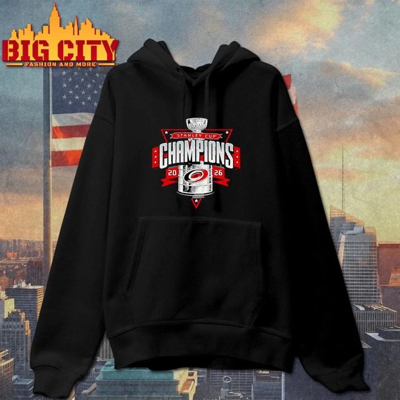 Carolina Hurricanes Stanley Cup Champions 2026 hockey tournament T Shirt