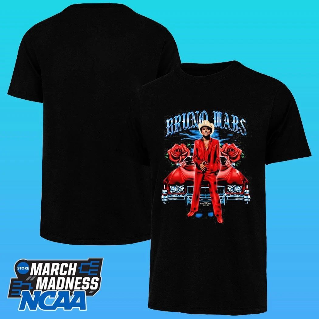Bruno Mars The Romantic Tour Columbus Ohio Stadium Shirt