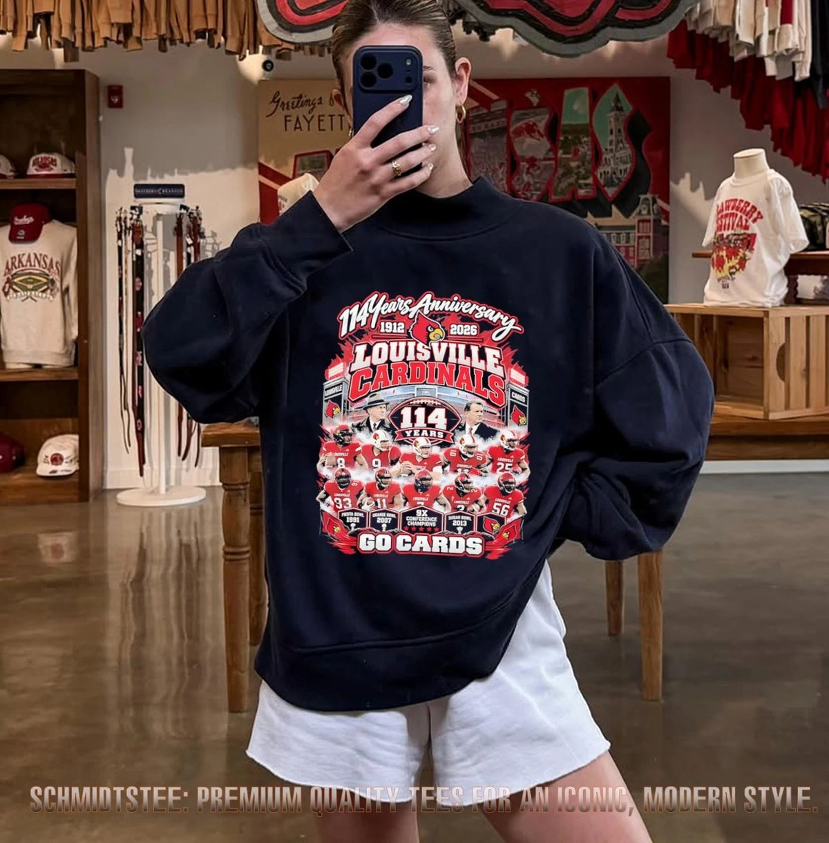 Louisville Cardinals 114 years Anniversary 1912-2026 go Cards shirt