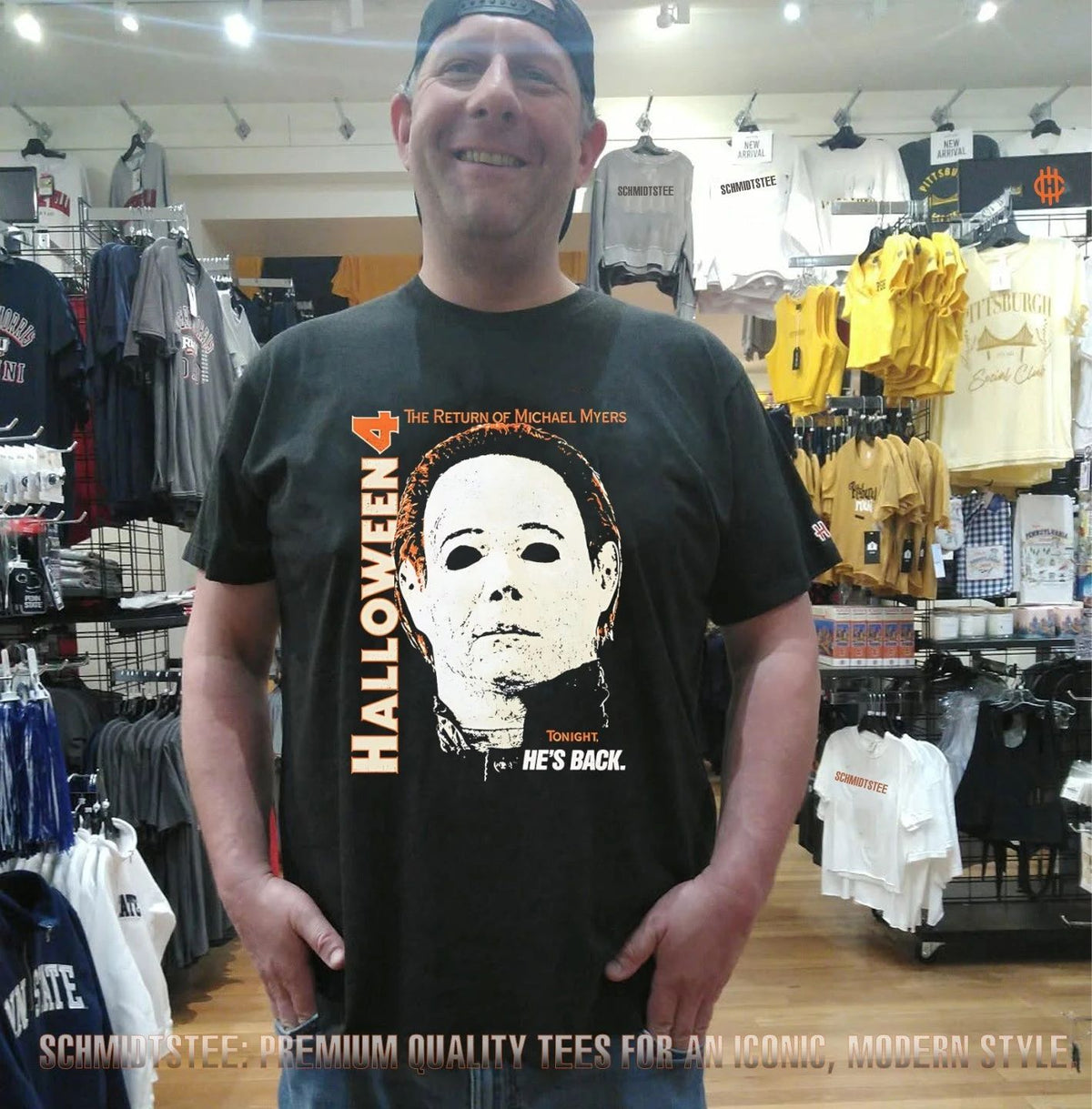 Halloween 4 the return of Michael Myers tonight he’s back retro shirt