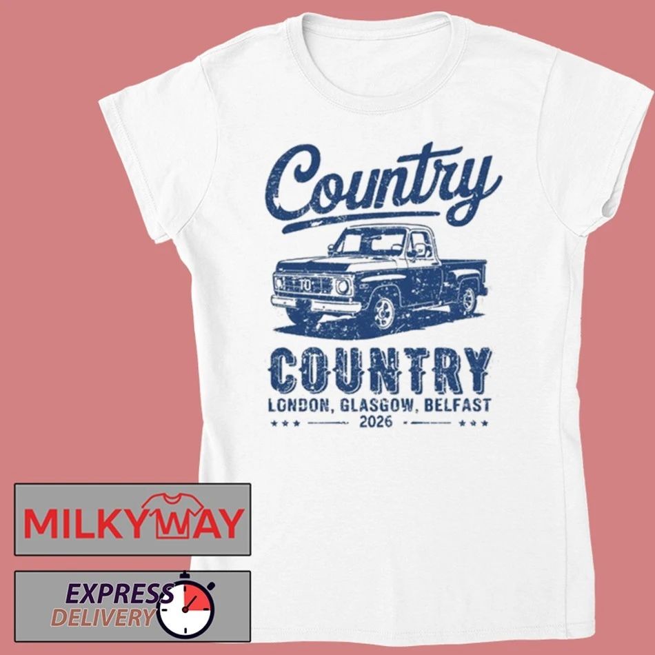 Country To Country 2026 Tour London Glasgow, Belfast T-Shirt