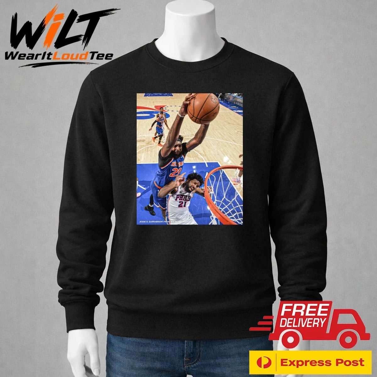 Mitchell Robinson Puts Joel Embiid An A POSTER Shirt