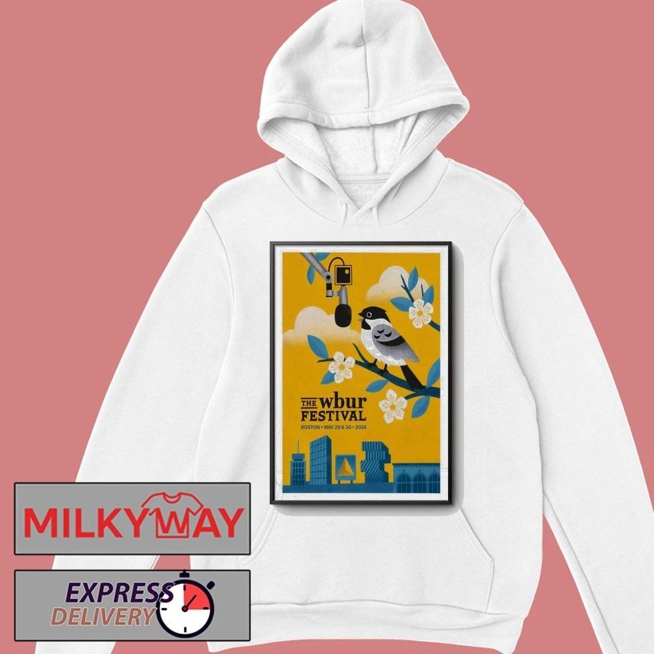 The Wbur Festival Boston MA May 29-30 2026 Poster shirt
