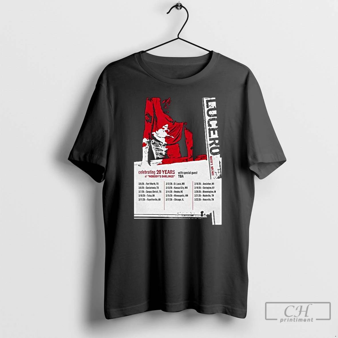 Classic Lucero Nobodys Darlings Tour 2026 Long Sleve T Shirts