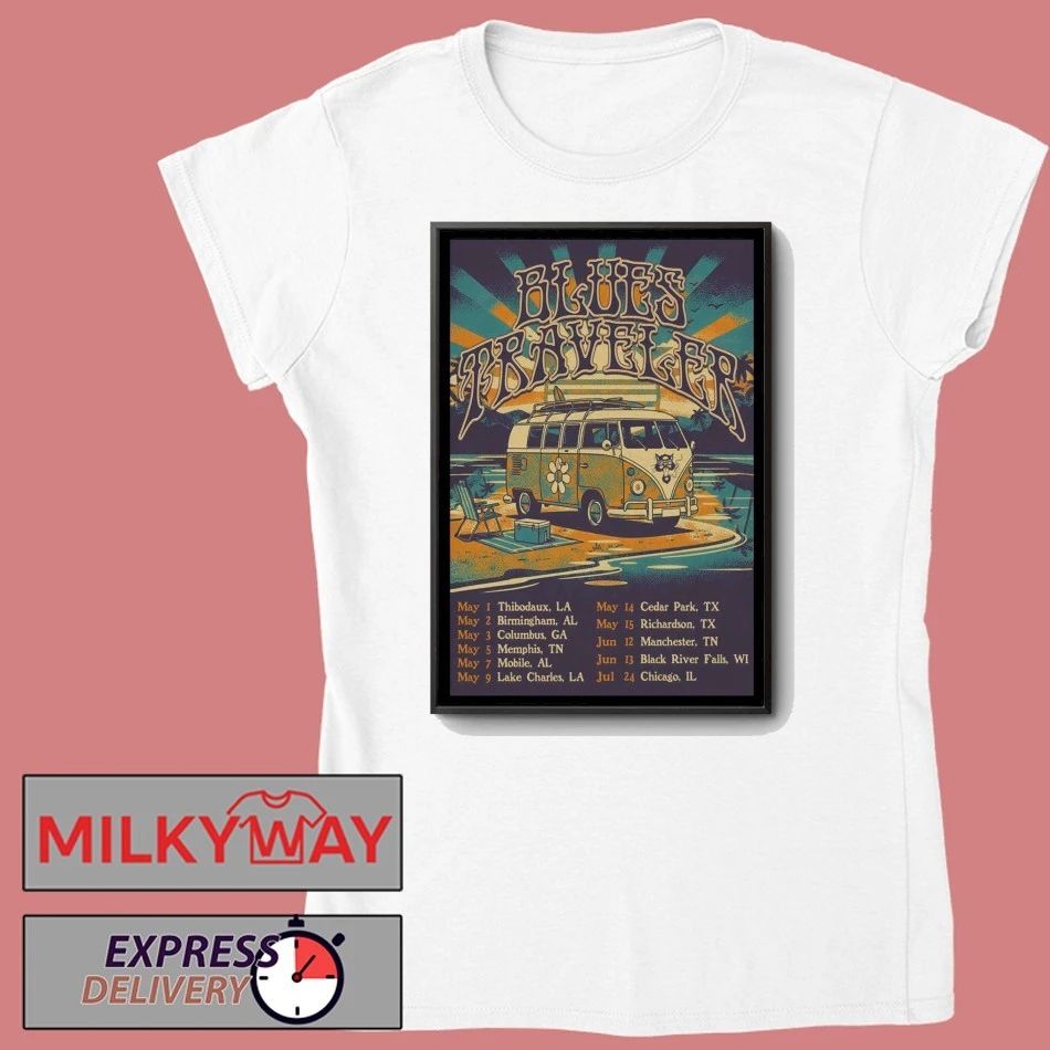 Blues Traveler Summer Tour 26 Poster shirt
