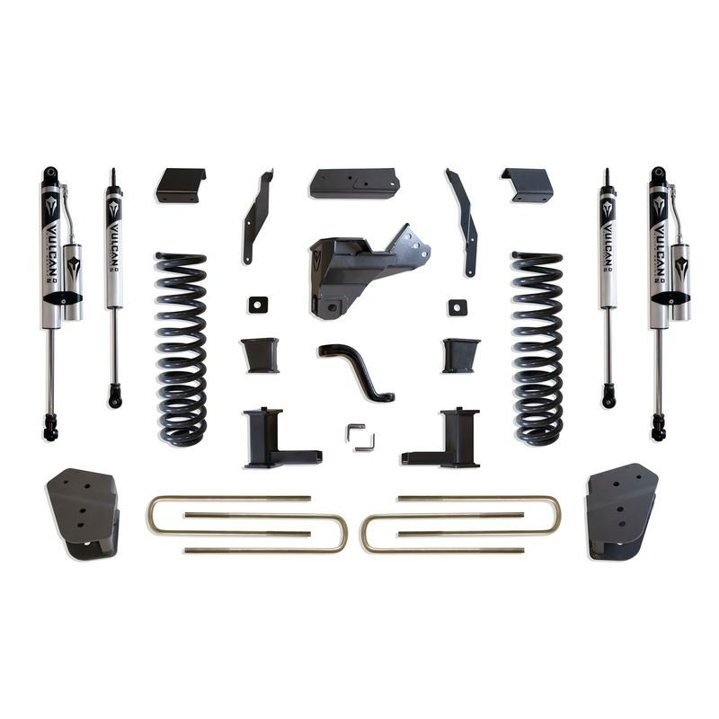 6in Lift Kit w/Vulcan Reservoir Shocks 20-22 Ford F-250 F-350 Super Duty