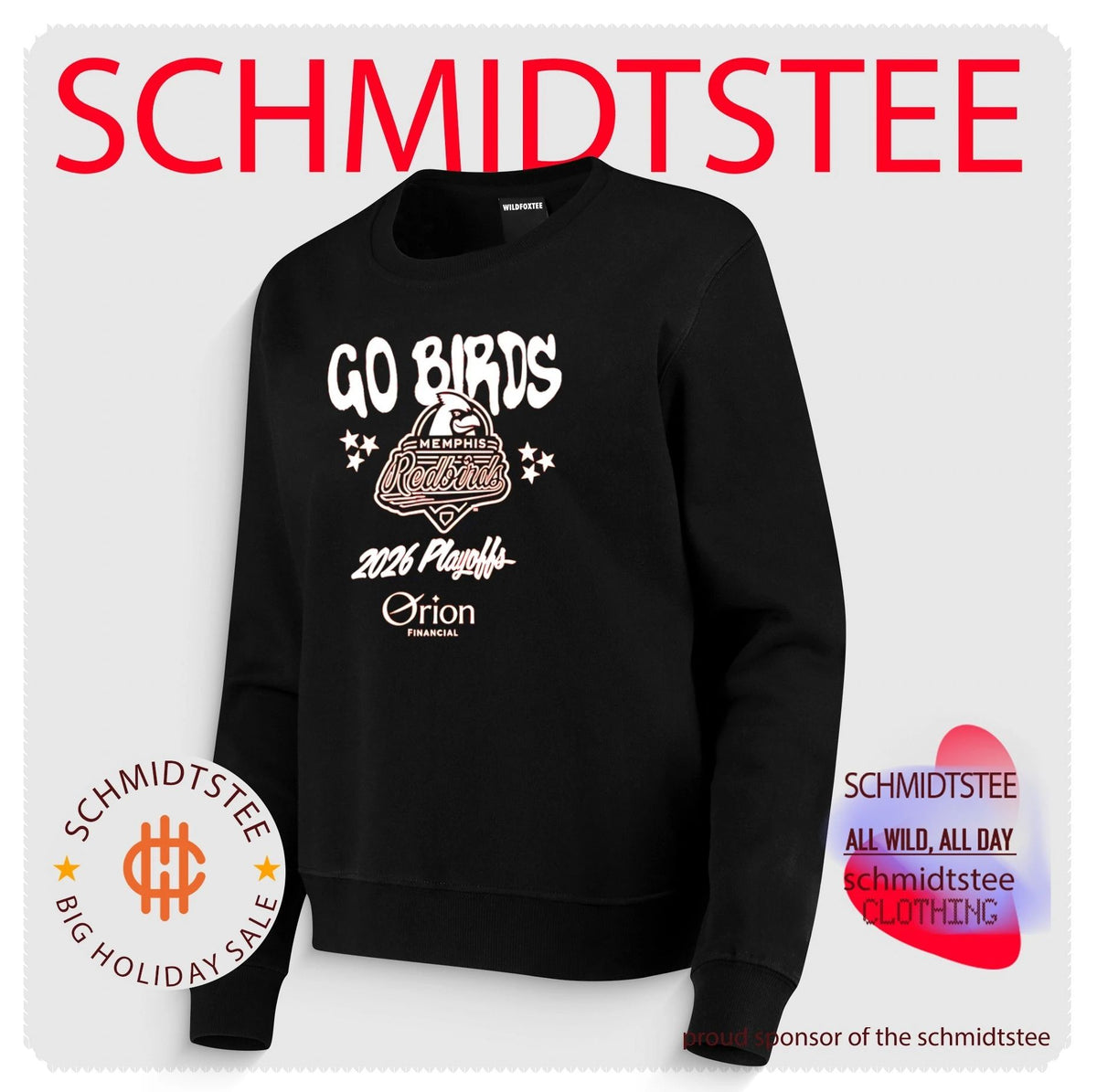 Memphis Redbirds Go Virds 2026 Playoffs shirt