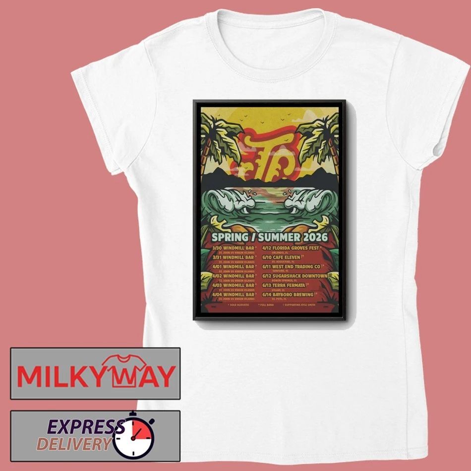 Joey Calderaio 2026 Spring & Summer Tour Poster shirt