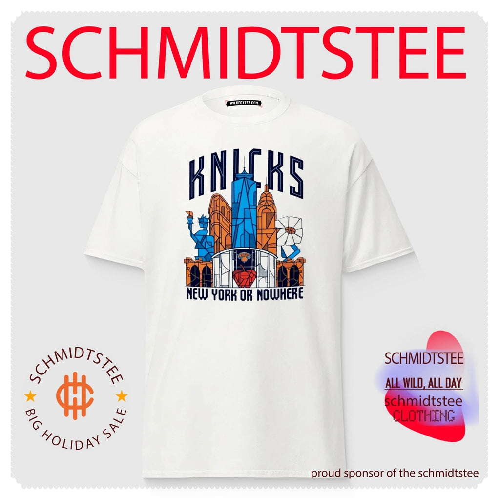 New York or Nowhere x New York Knicks Skyscraper Preseason shirt