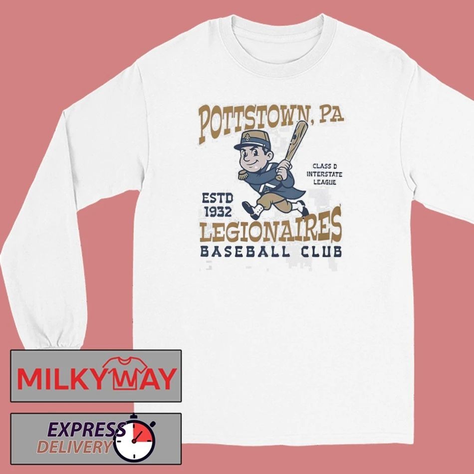 Pottstown Legionaires Baseball Club 1932 Shirt