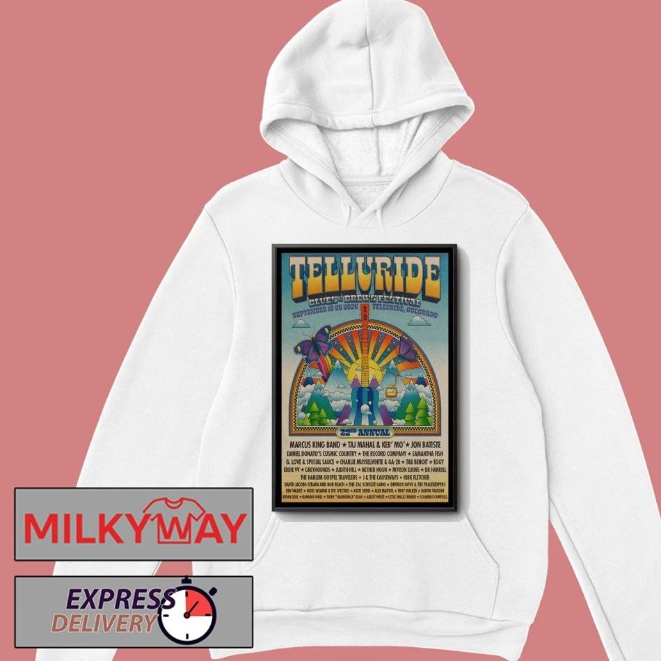 Telluride Blues And Brews Festival Telluride CO 9 18-9 2026 Poster shirt