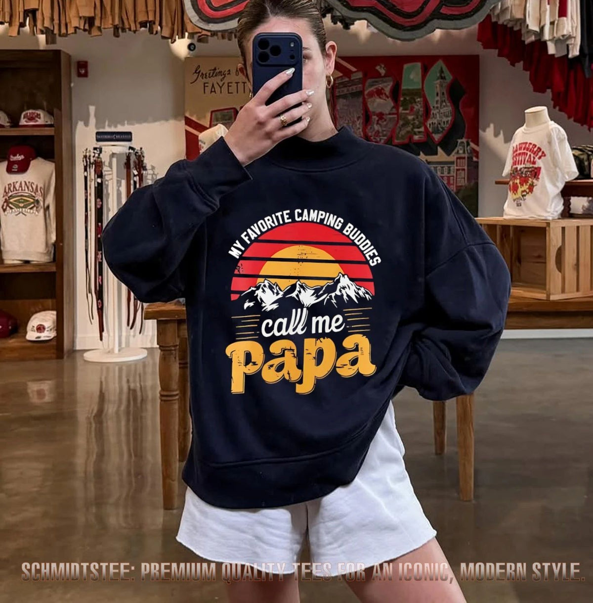 My favorite camping buddies call me papa shirt