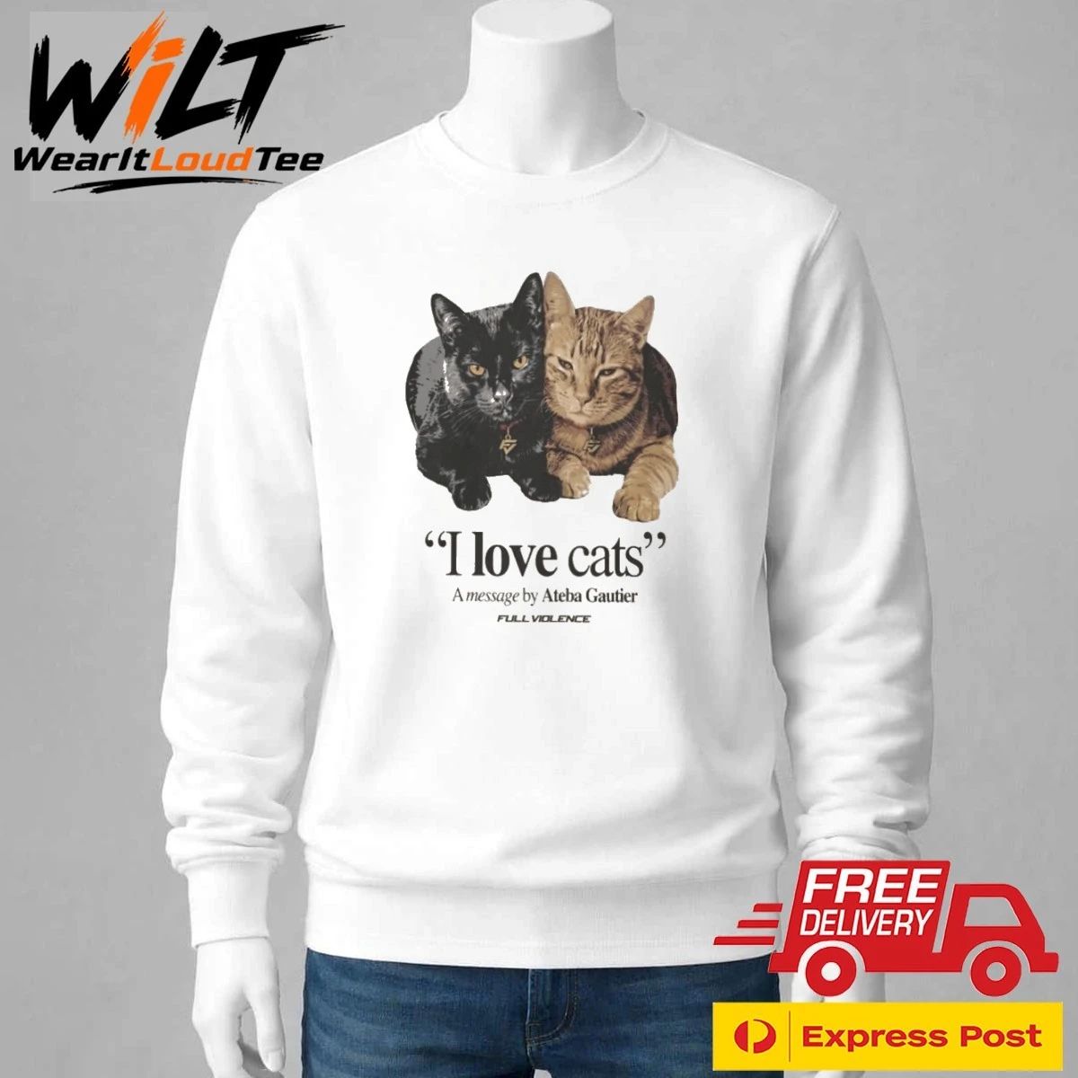I Love Cats Ateba Gautier Shirt