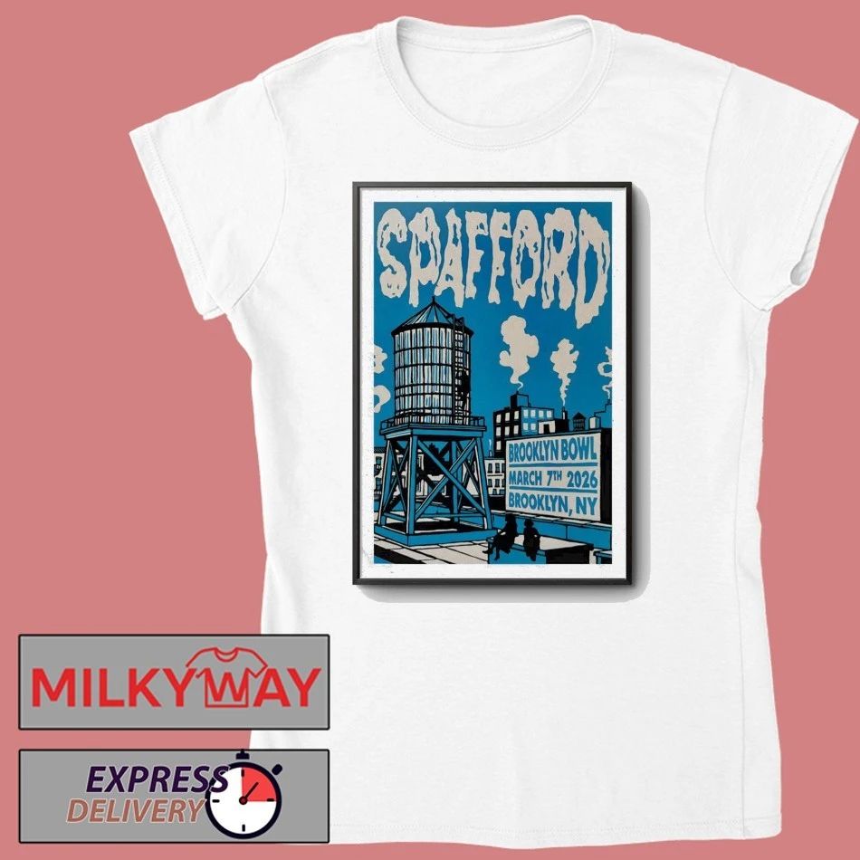 Spafford Brooklyn NY On March 7 2026 Poster shirt