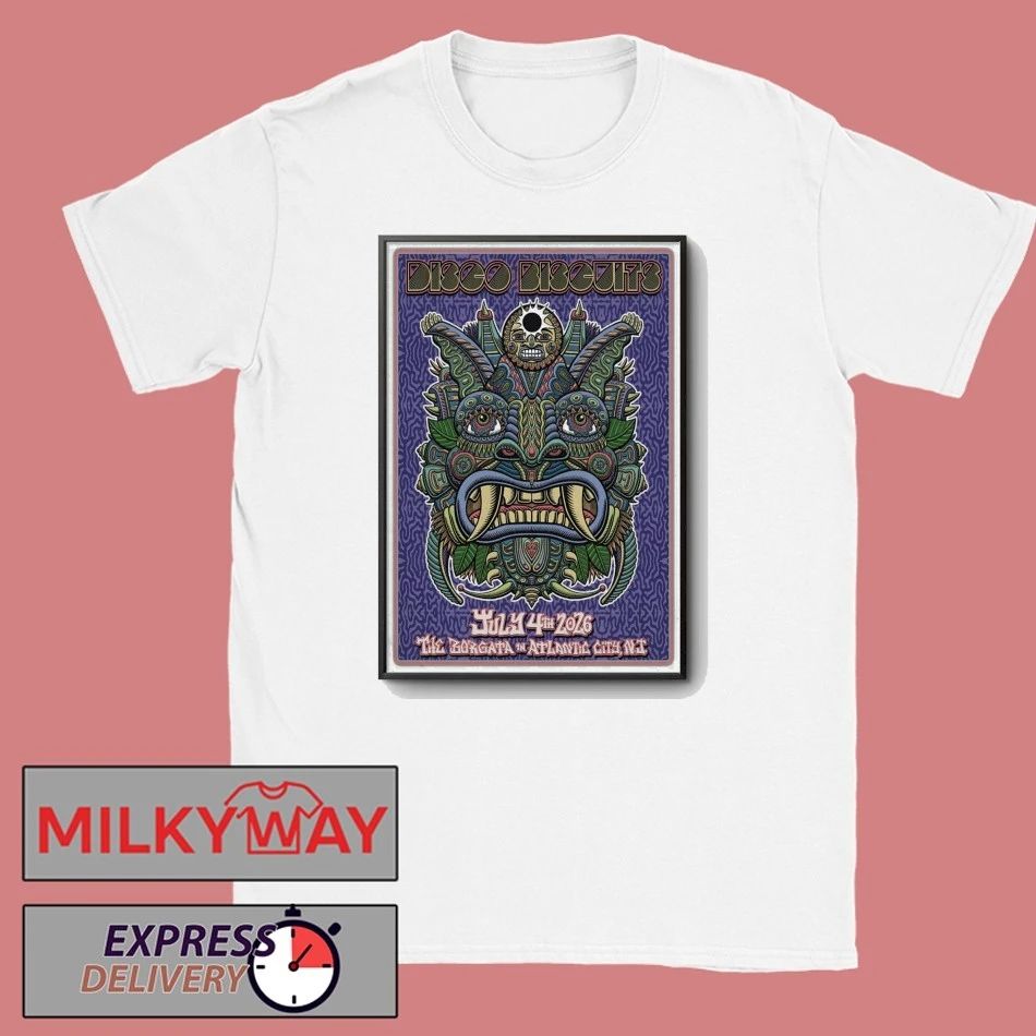 The Disco Biscuits July 4 2026 In Atlantic City NJ Poster shirt
