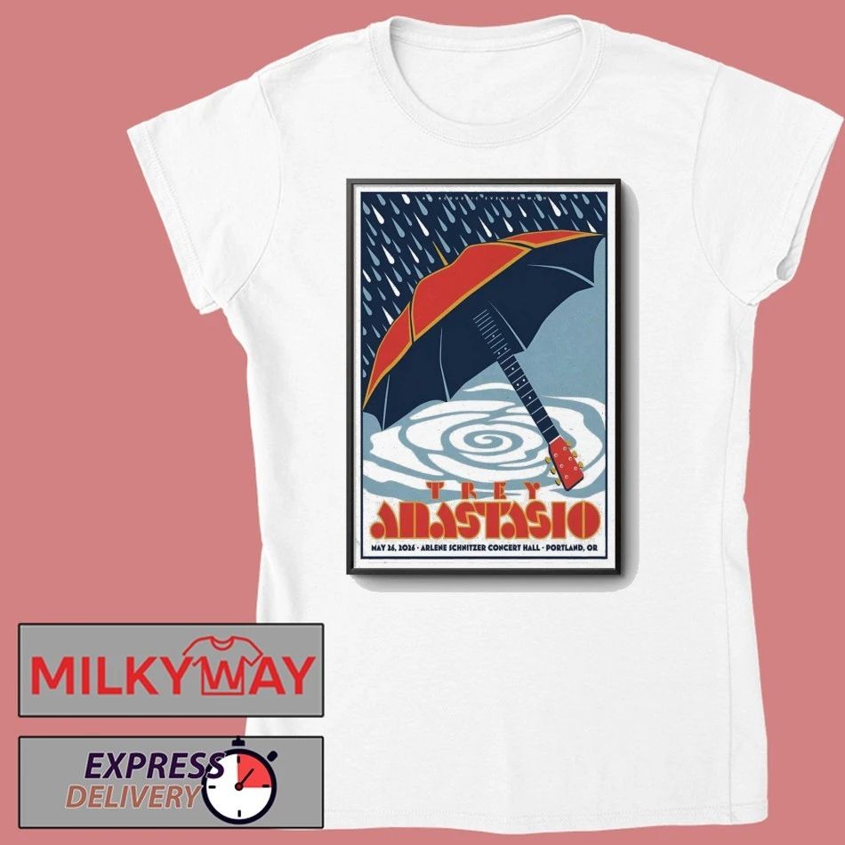 Trey Anastasio May 26 2026 Arlene Schnitzer Concert Hall in Portland OR Poster shirt
