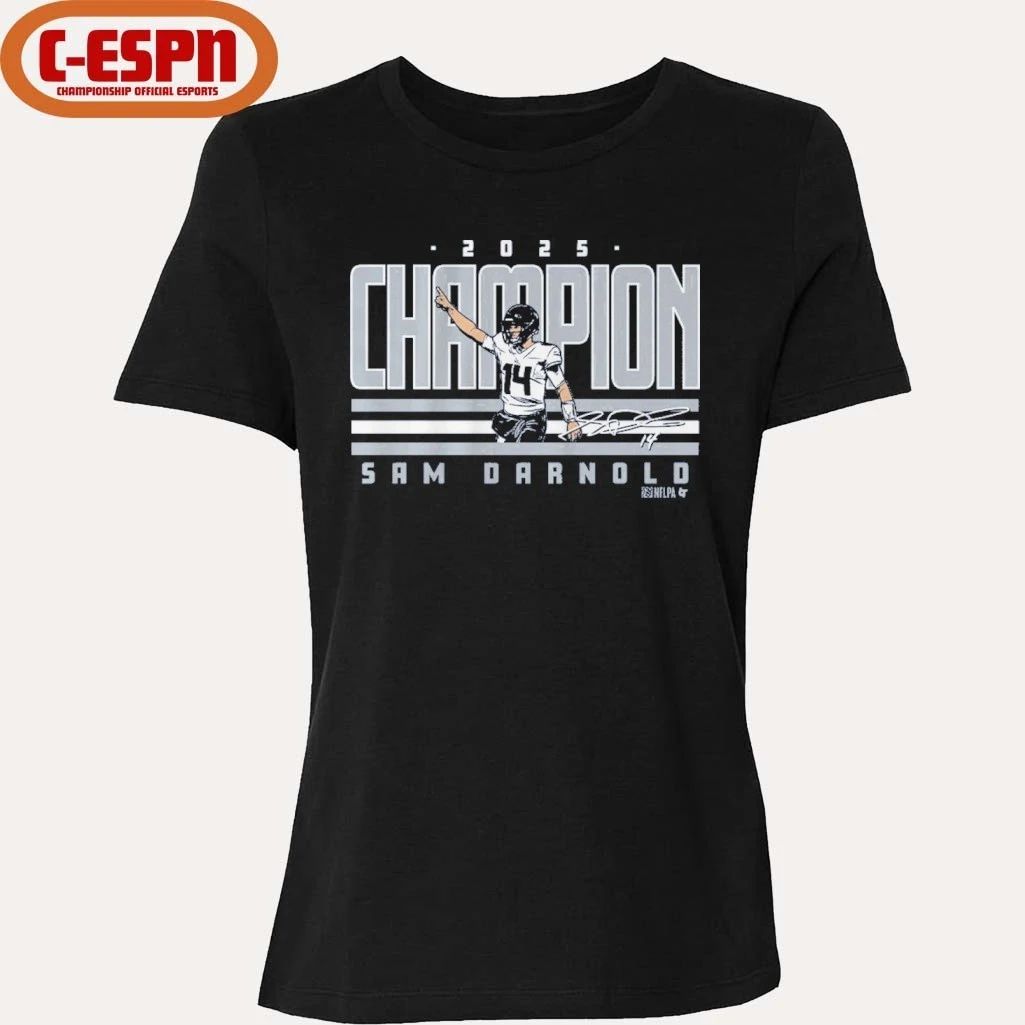 Sam Darnold 2025 World Champion Shirt