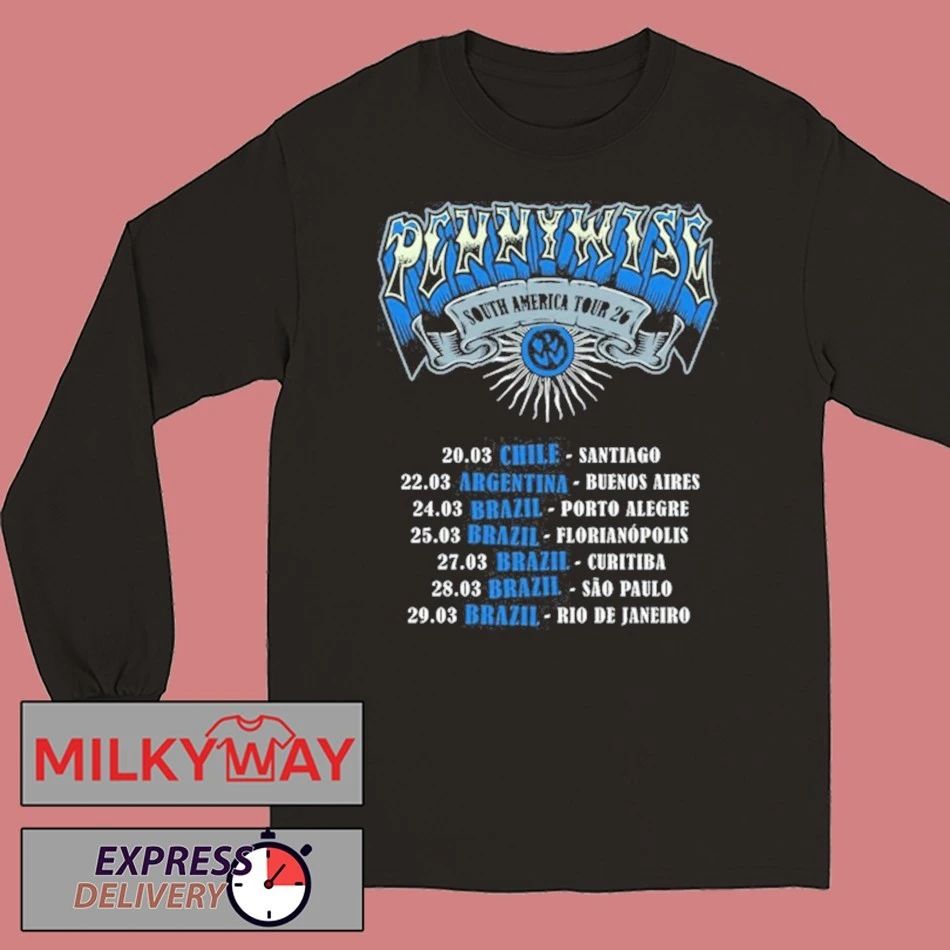 2026 Pennywise South America Tour Shirt