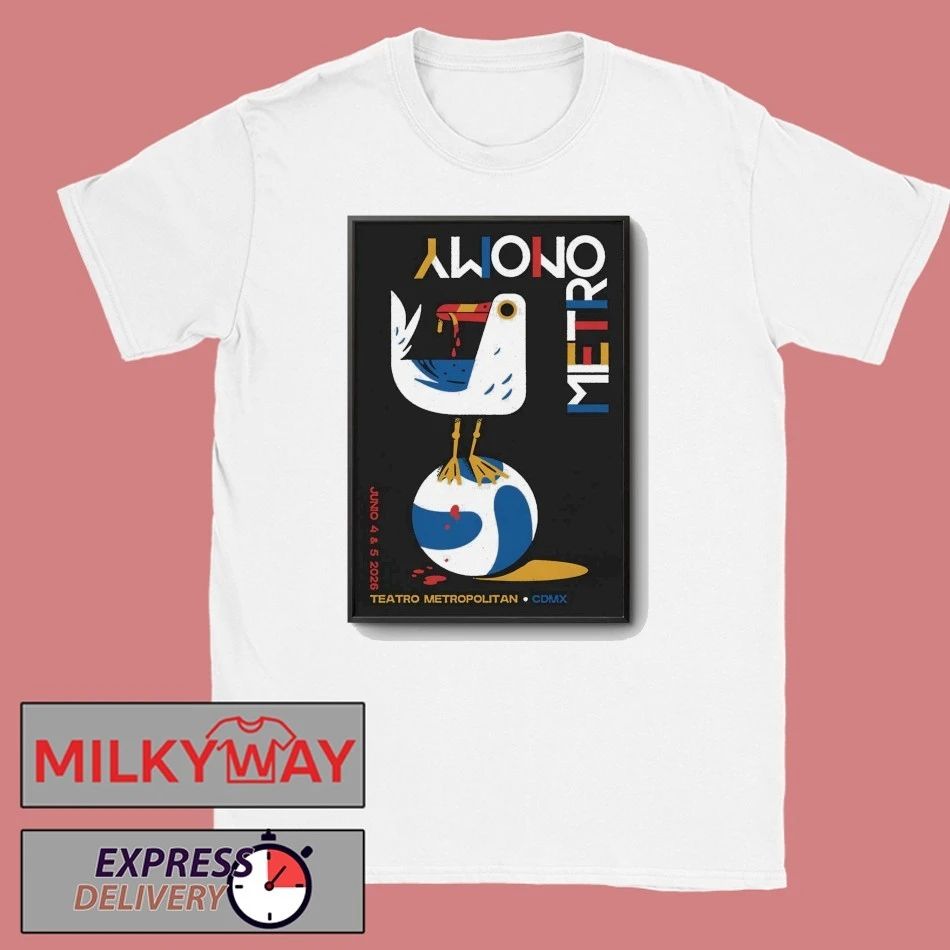 Metronomy 6 4-6 5 2026 Mexico City Poster shirt