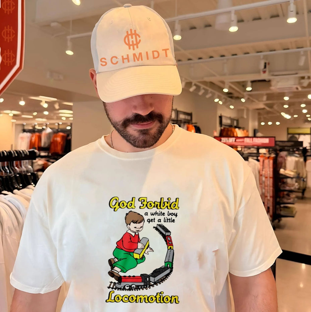 God forbid a white boy get a little locomotion shirt