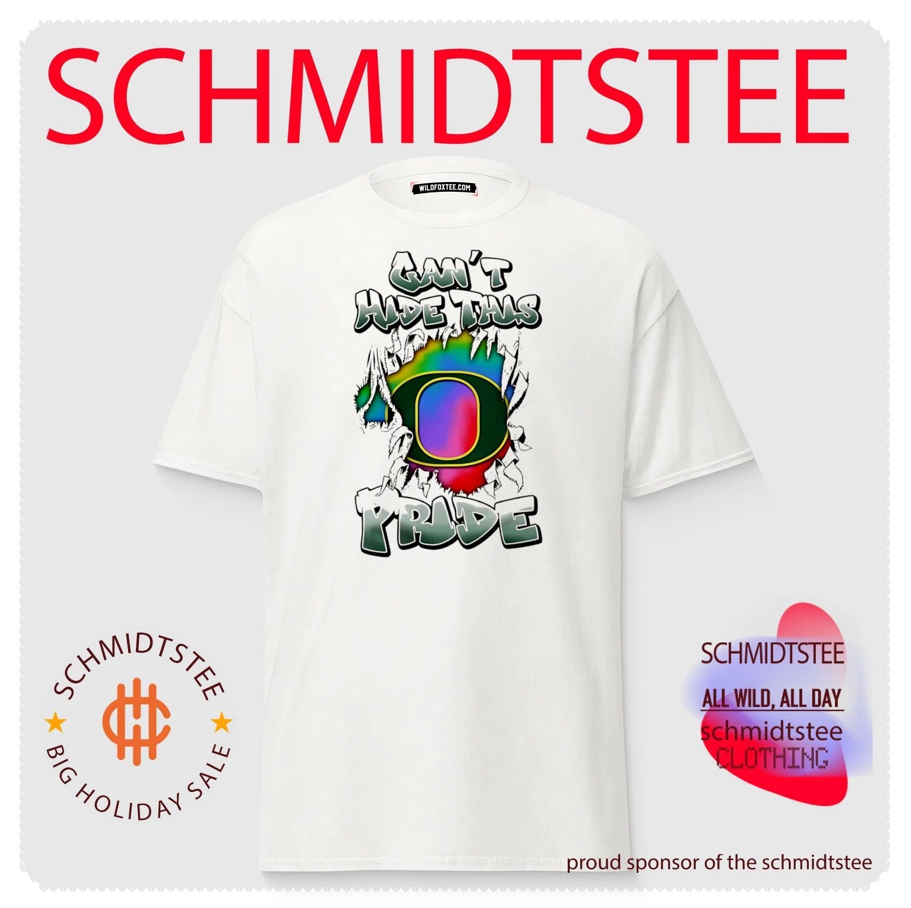 Oregon Ducks can’t hide this pride logo shirt
