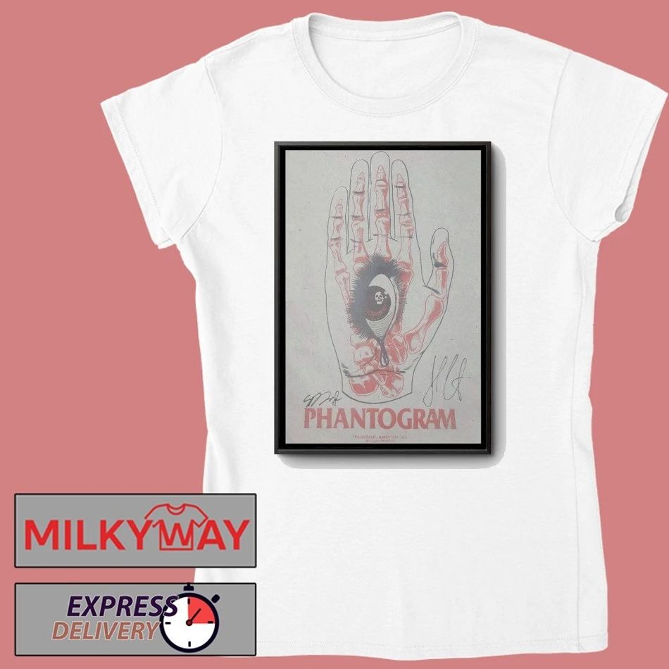 PHANTOGRAM Mar 13 2026 Poster Troubadour Signed shirt