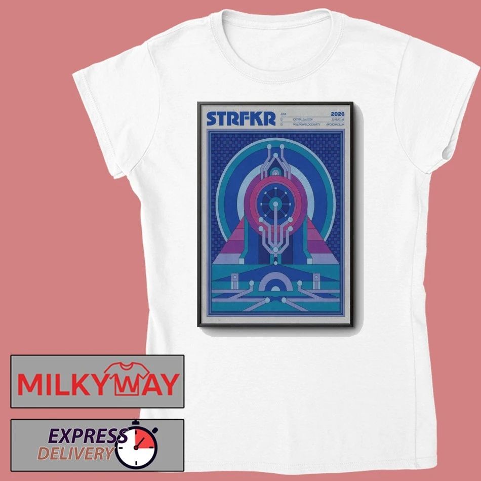 STRFKR Tour June 2026 in Alaska Poster shirt