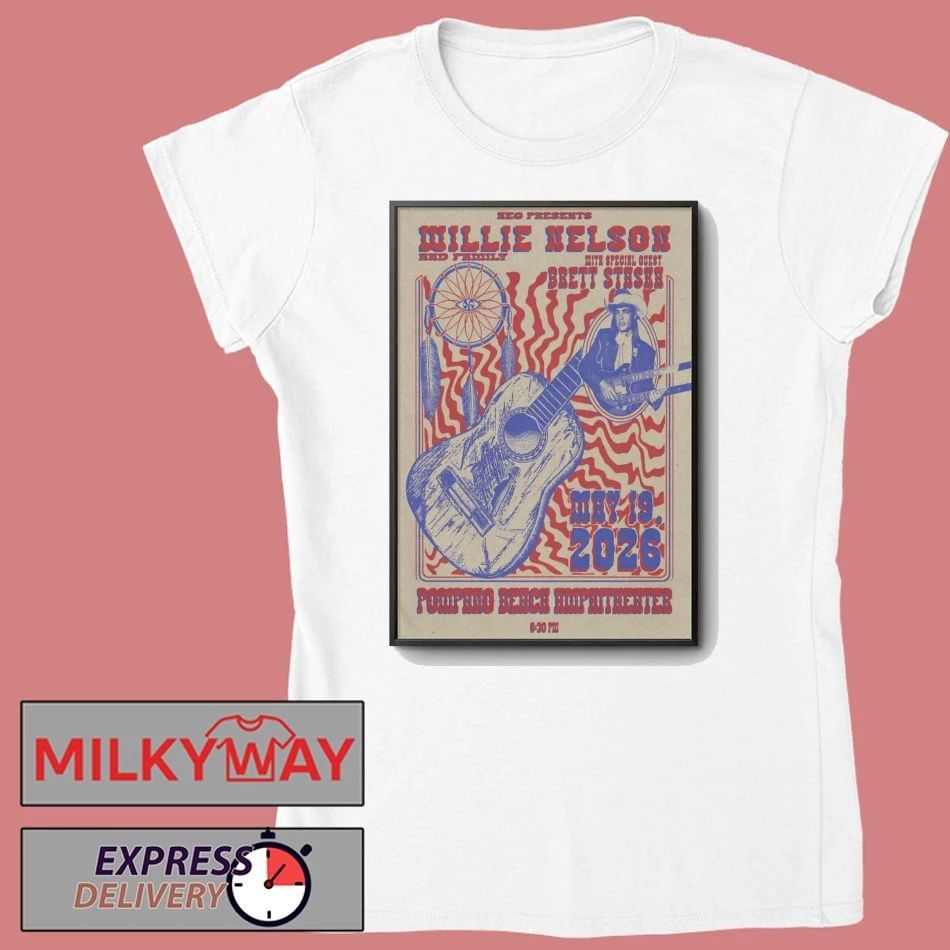 Willie Nelson At Pompano Beach Amphitheater On May 19 2026 Poster shirt