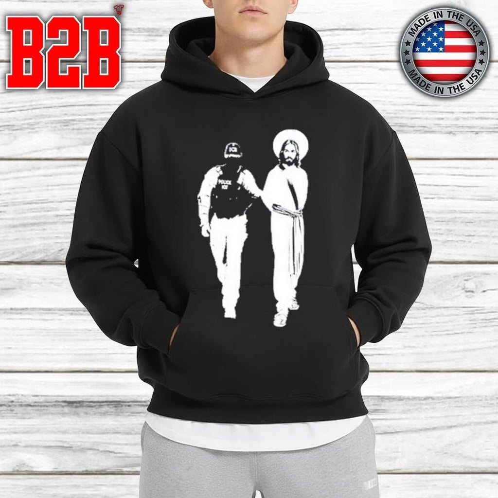 Anti Ice Jesus Arrested Parody Shirt