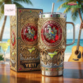 Jimmy Buffett Margaritaville Parrothead Premium YETI Handle Tumbler